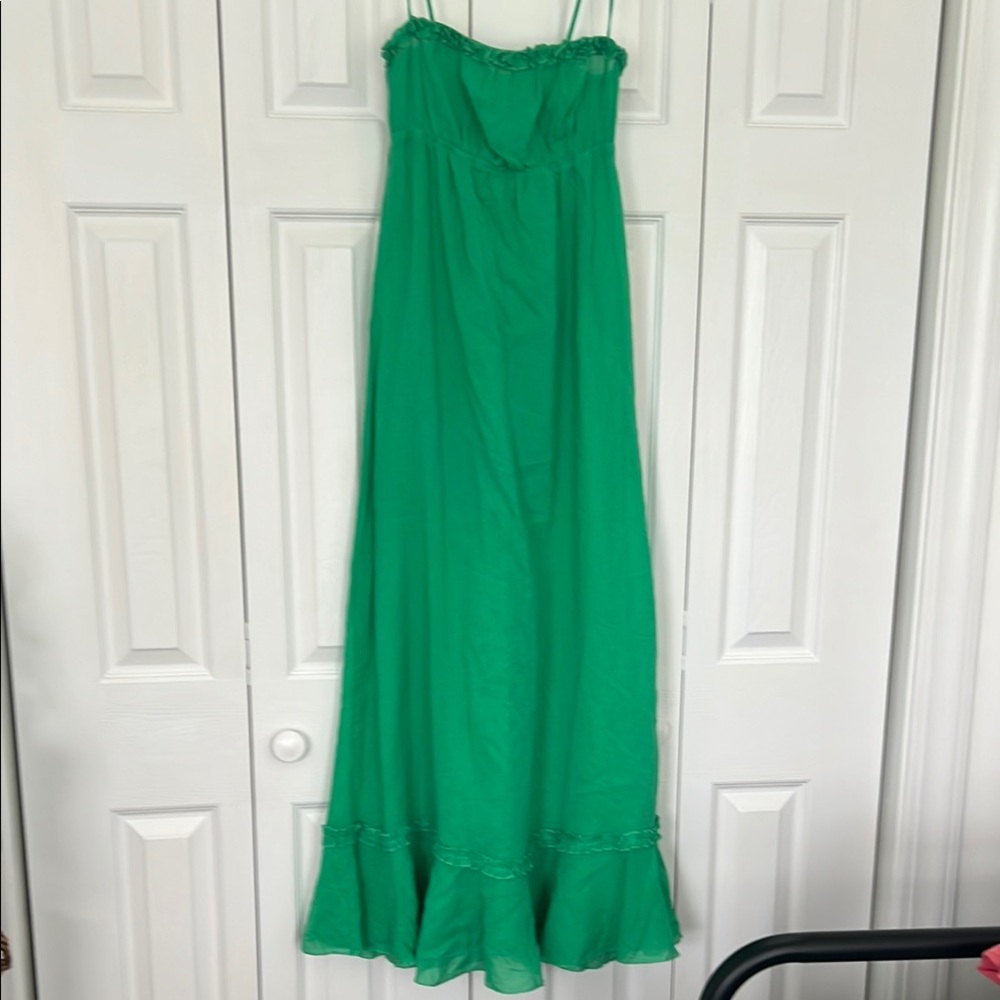 Elegant Green Maxi beach Dress from Juicy Couture Beach size M